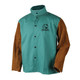 Black Stallion F9-30C/BS FR Cotton & Cowhide Hybrid Welding Jacket, Green