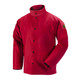 Black Stallion FR9-30C 9 oz. Flame Resistant Cotton Welding Jacket, Red