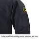 Black Stallion FBK9-30C Flame-Resistant Cotton Welding Jacket, Black