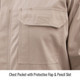 Black Stallion CF2118-ST 7 oz. AR/FR Cotton Coverall with Reflective FR Tape, Stone Khaki