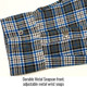 Black Stallion FS9-PGY Flame-Resistant Cotton Work Shirt, Gray Plaid