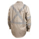 Black Stallion WF2112-ST FR Cotton Work Shirt, Stone Khaki with 2" Reflective Tape