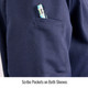Black Stallion JF1015-NB AngelFire Women's FR Cotton Welding Jacket, Navy & Black