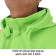 Black Stallion JF1332-LM 12 oz. AR/FR Cotton Full-Zip Hooded Sweatshirt, Safety Lime