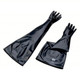North 10B1532A/9Q 15 Mil, 10" Port Ambidextrous Butyl Glovebox Glove - 32"