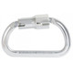 Miller 17D-2-Z7 Double-Action Twist-Lock Carabiner, Aluminum, 1-in Gate Opening