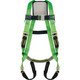 Miller P950QC full-body Harness with Steel Hardware, DuraFlex Stretch Webbing, Back D-Ring and Quick-Connect Chest & Leg Strap Buckles
