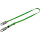 Miller 210TWLS-Z7 Adjustable Rope Positioning Lanyard with Steel Locking Snap Hooks