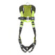 Miller H5IC31100 Industrial Comfort Full-Body Harness with 5 Points of Adjustment, Steel D-Rings, Tongue Buckles Leg and Back D-Ring