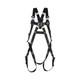 Miller H5WS2 Full-Body Welding Harness with 5 Points of Adjustment, Back D-Rings and Quick-Connect Chest & Leg Buckles