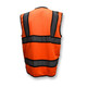 Radians SV65-2ZOM Type R Class 2 Heavy Duty Surveyor with Zipper, Hi-Vis Orange