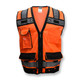 Radians SV65-2ZOM Type R Class 2 Heavy Duty Surveyor with Zipper, Hi-Vis Orange