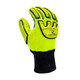 Radians RWG132 Hi-Vis Cotton Corded Palm Knit Wrist A2 Cut Glove with TPR Impact Protection