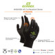 Liberty Safety ECODEX H76005 ANSI A5 Cut Resistant Touchscreen Work Gloves