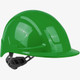 Global Glove SKHUS043EZ Radius Unvented Standard Peak Cap Brim Style Hard Hat With Six-Point Ratchet Suspension - Green