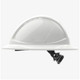 Global Glove SKHFBUS041WH Radius Vented Standard Peak Full Brim Style Hard Hat With Six-Point Ratchet Suspension - White