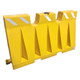 DPI TB-6T Plastic Traffic Barrier, 71X43, Yellow