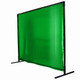Black Stallion Saf-Vu 64-5166SQ 14 mil. 6' x6' Translucent Vinyl & Heavy-Duty QuickFrame Welding Frame Set - Green