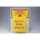 Accuform ZRS326 Right-To-Know SDS Center | Single Basket Aluminum Safety Station