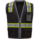 GSS1715 Black Hype-Lite Heavy Duty Work Vest - Enhanced Visibility
