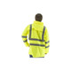 Majestic Glove 75-1351 Hi-Vis Waterproof Rain Jacket – ANSI Class 3 Type R, Yellow