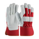 PIP 87-1944 Premium Grade Top Grain Goatskin Leather Palm Glove with Fabric Back - Safety Cuff