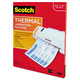 Scotch MMMTP3854100 Letter Size Thermal Laminating Pouches, 3 mil, 11 1/2 x 9, 100/Pack