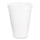 Dart DCC12J16 Foam Drink Cups, 12oz, White, 1000/Case