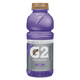 Gatorade 308-12204 G2 Perform 02 Low-Calorie Thirst Quencher, Grape, 20 oz Bottle, 24/Case