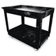Rubbermaid Commercial RCP9T6700BLA Service/Utility Cart, Two-Shelf, 24w x 40d x 31-1/4h, Black