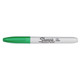 Sharpie SAN30004 Fine Tip Permanent Marker, Green, Dozen
