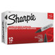 Sharpie SAN38201 Chisel Tip Permanent Marker, Medium, Black, Dozen