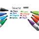 Sharpie SAN38203 Chisel Tip Permanent Marker, Medium, Blue, Dozen
