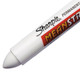 Sharpie SAN85018 Mean StreakMarking Stick, Broad Chisel Tip, White