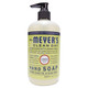 Mrs. Meyer's SJN390068 Clean Day Liquid Hand Soap, Lemon, 12.5 oz, 6/Case