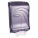 San Jamar T1790TBK Ultrafold Multifold/C-Fold Towel Dispenser, Oceans, Black, 11 3/4 x 6 1/4 x 18