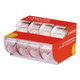 Universal UNV83504 Invisible Tape with Handheld Dispenser, 3/4" x 300", Clear, Matte, 4 per pack