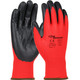 PIP Global Safety 701CRNF Zone Defense; Red Nylon Shell With Black Nitrile Foam Palm Coat, Cut Resistant Glove, A1