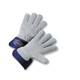 PIP IC6 Ironcat Heavy Premium Split Cowhide Leather Palm Glove with Full Leather Back - Rubberized Safety Cuff