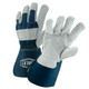 PIP IC8DP Ironcat Heavy Premium Split Cowhide Leather Double Palm Glove with Canvas Back - Rubberized Gauntlet Cuff