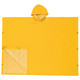 MCR Safety 2000 Schooner 2 Poncho, .35mm PVC Polyester, One size , attached hood, side snap closure, yellow