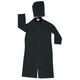MCR Safety 267CS .35mm PVC/Polyester 60" Rider Coat withÂ Detachable Hood andÂ Corduroy Collar, Black