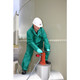 MCR Safety 3882S Dominator, .42mm PVC/Polyester/PVC, 2 pc suit, jacket w/inner sleeve & zipper front, Bib pants, Green