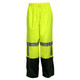 MCR Safety 5182SM Luminator, .40mm  PU/Cotton-Poly Blend Class 3, 2 pc suit, silver reflective, Fluorescent Lime/Black
