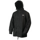 MCR Safety 597JHX3 Navigator, Breathable Polyester/PU Jacket with Attached Hood, Black