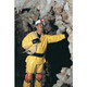 MCR Safety 800JHM Concord, .35mm Neoprene/Nylon, jacket with attached hood, snap front, yellow
