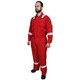 MCR Safety DCNRRS Flame Resistant (FR) DeluxeÂ Coverall, 100% DuPont Nomex, Red with Silver Reflective Stripes