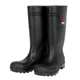 MCR Safety PBP1206 Boots, Black PVC, Plain Toe, cleated sole, polyester lining, 14" over the sock style
