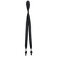 MCR Safety 215 Economy, Black Rubber Loop Ends Lanyard