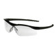MCR Safety DL110 Dallas Black Frame, Clear Lens